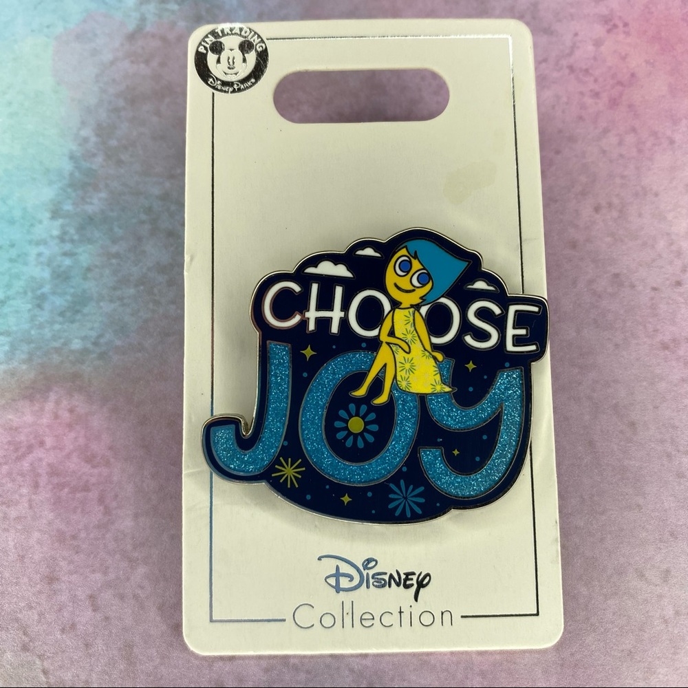 Choose Joy Inside Out Disney Parks Pin